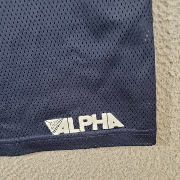 Vintage Alpha AHL Jersey Extra Large Blue Mesh Arch Hockey 90s‎ Sportswear - Picture 10 of 12
